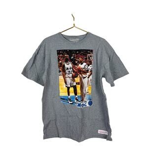 Orlando Magic O’Neal Hardaway Teammate Hardwood Classics Gray Mitchell & Ness XL